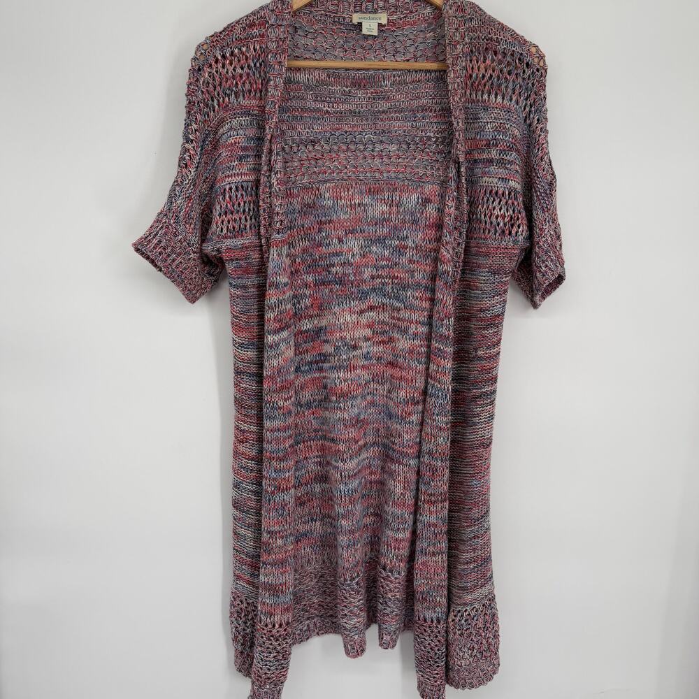 Sundance Cardigan Duster Women’s Small Loose Knit Multicolor Bohemian Hippie
